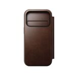 Nomad Modern Leather Folio iPhone 17 Pro Rustic Brown H.
