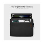 tomtoc Light-B18 Tablet Sleeve 11 inch black – Bild 3