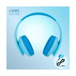 PowerLocus P2 Kids Kinder- Kopfhörer blau – Bild 5