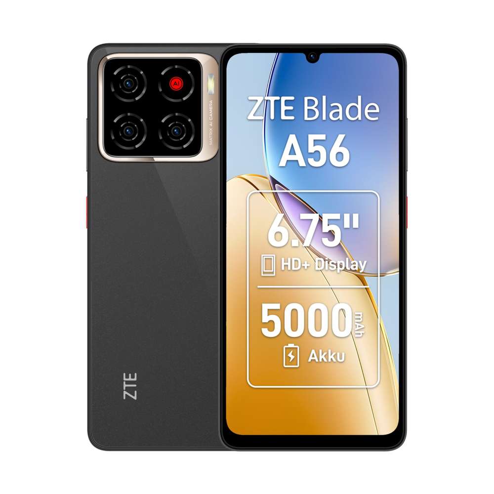 ZTE-Blade-A56-schwarz-6902176146039-3141252-00 ZTE Blade A56 schwarz – Bild 1