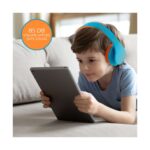 PowerLocus P2 Kids Kinder- Kopfhörer blau/orange – Bild 7