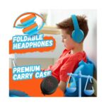 PowerLocus P2 Kids Kinder- Kopfhörer blau/orange – Bild 8