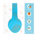 PowerLocus P2 Kids Kinder- Kopfhörer blau/orange – Bild 9