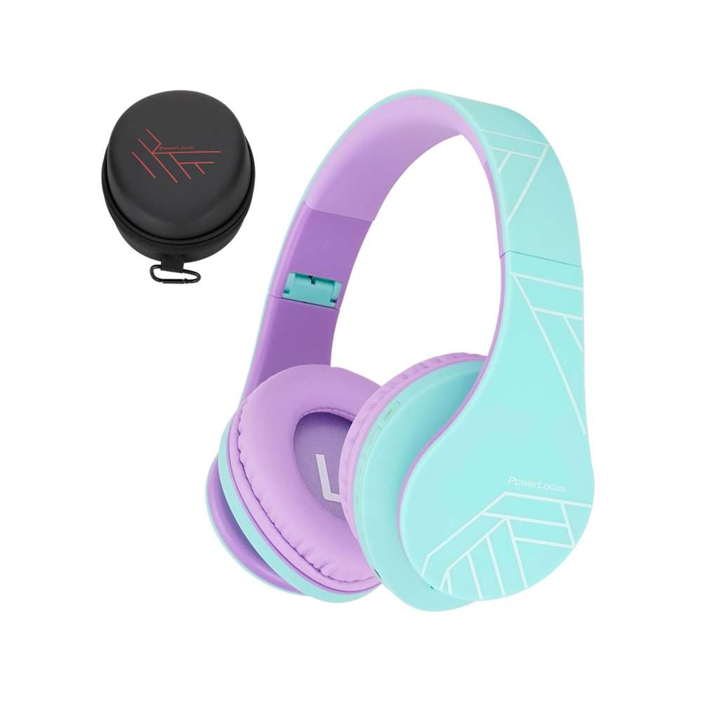 purple-5060726254939-3369060-00 PowerLocus P2 Kids Kinder- Kopfhörer türkis/purple – Bild 1