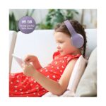 PowerLocus P2 Kids Kinder- Kopfhörer lila/weiss – Bild 5