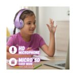 PowerLocus P2 Kids Kinder- Kopfhörer lila/weiss – Bild 6