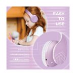 PowerLocus P2 Kids Kinder- Kopfhörer lila/weiss – Bild 7